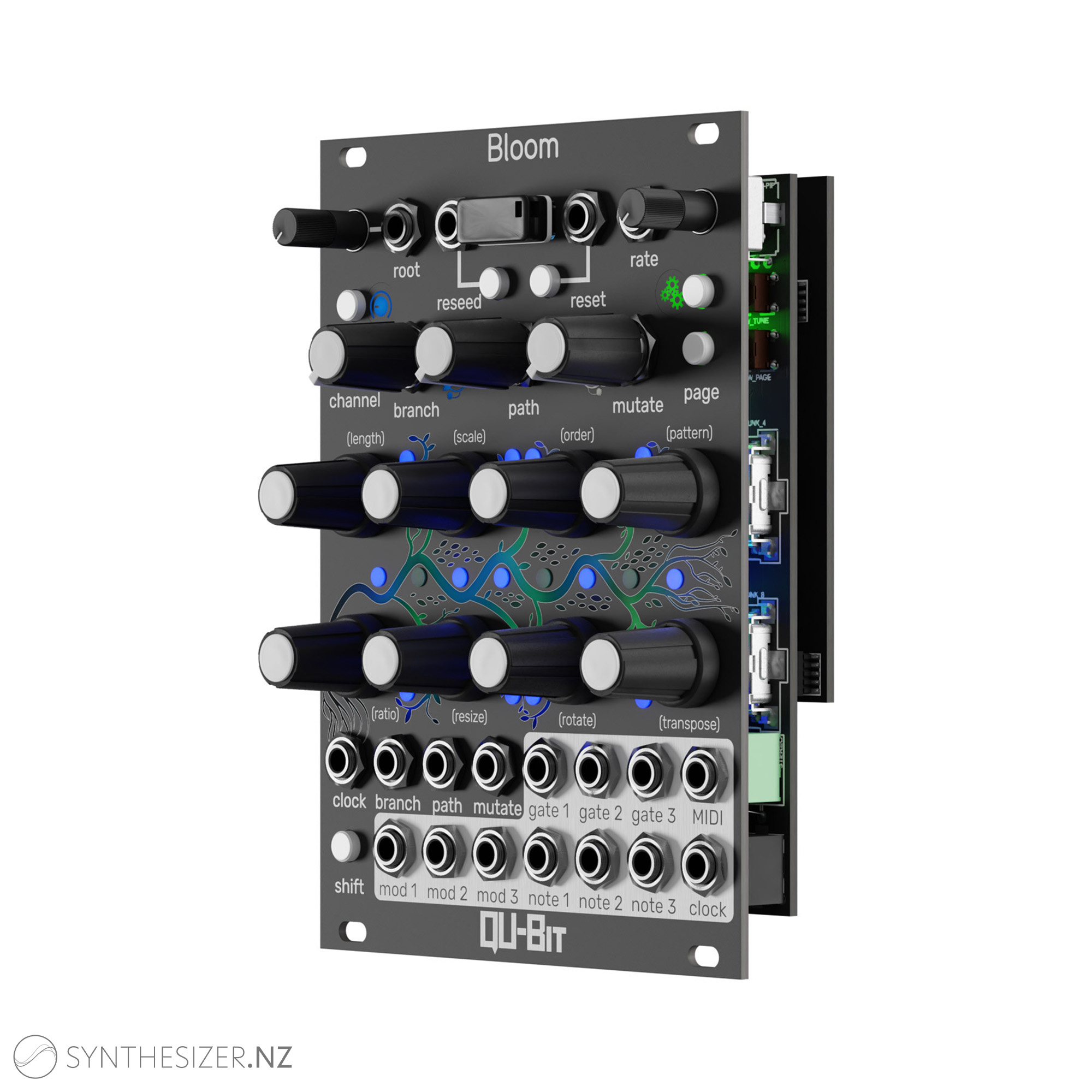 Qu-Bit Bloom a fractal sequencer generating evolving melodies